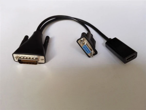 giới thiệu cáp chuyển đổi hdci sang hdmi và com rs232 db9