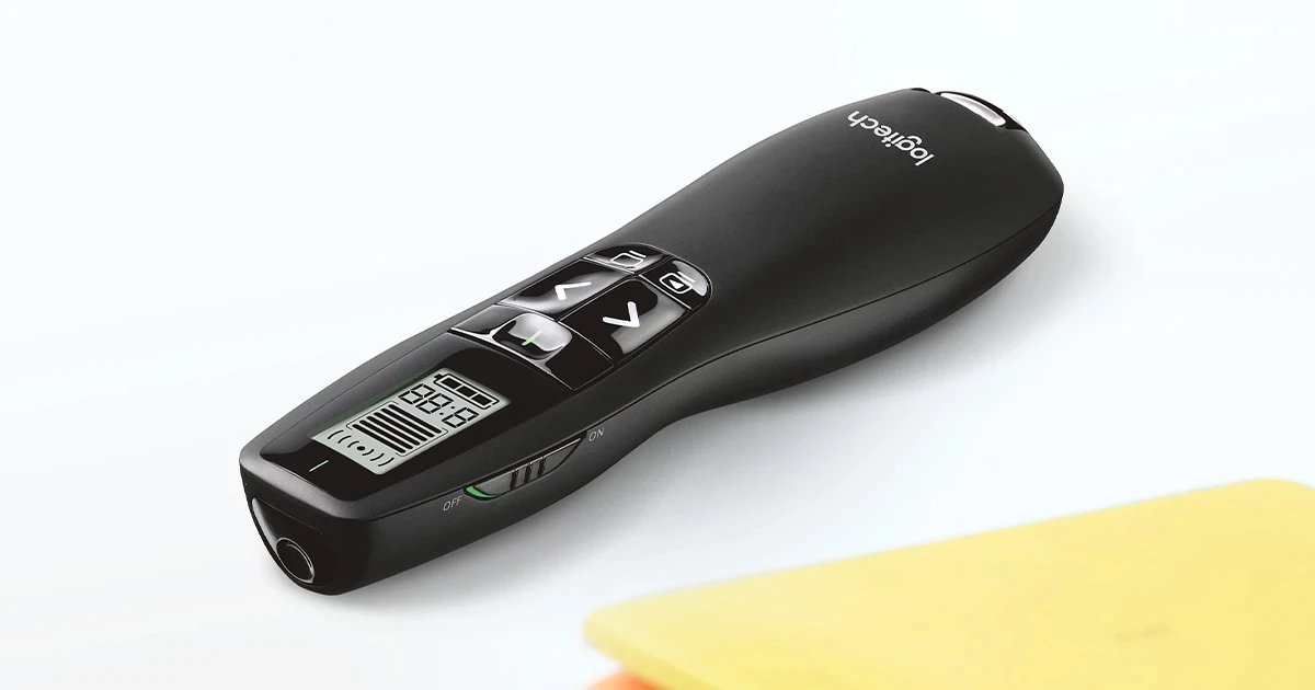 điều khiển trình chiếu không dây từ xa logitech r800 là gì