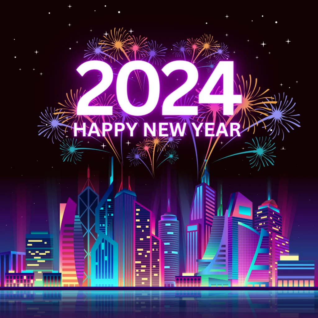 chỉ còn vài ngày nữa là bước sang năm mới 2024