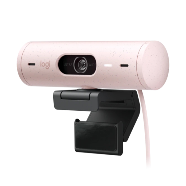 logitech brio 500 webcam (rose)
