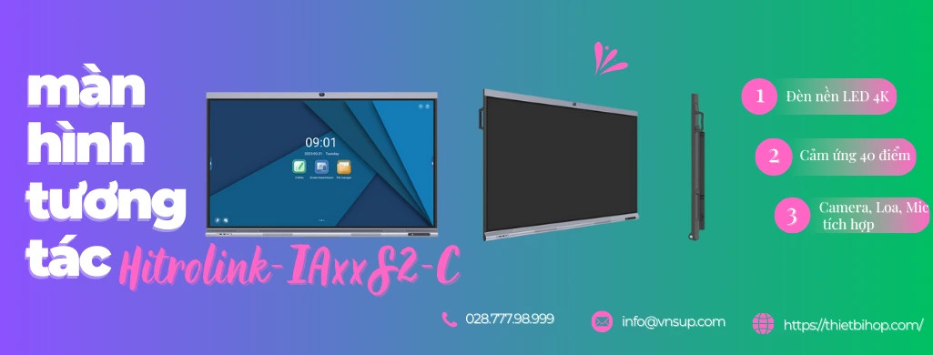 màn hình tương tác hitrolink series hiboard-iaxxs2-c