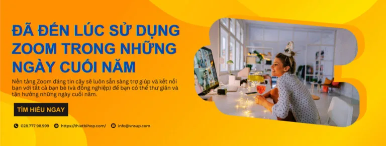 sử dụng zoom trong những dịp cuối năm