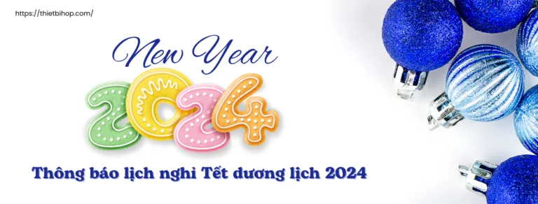thông báo lịch nghỉ tết dương lịch 2024