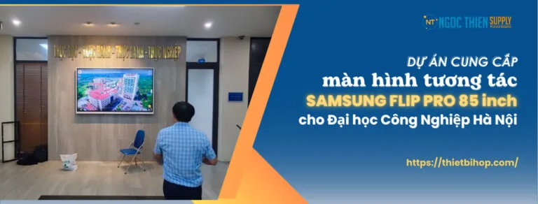 dự án lắp đặt đại học công nghiệp hà nội