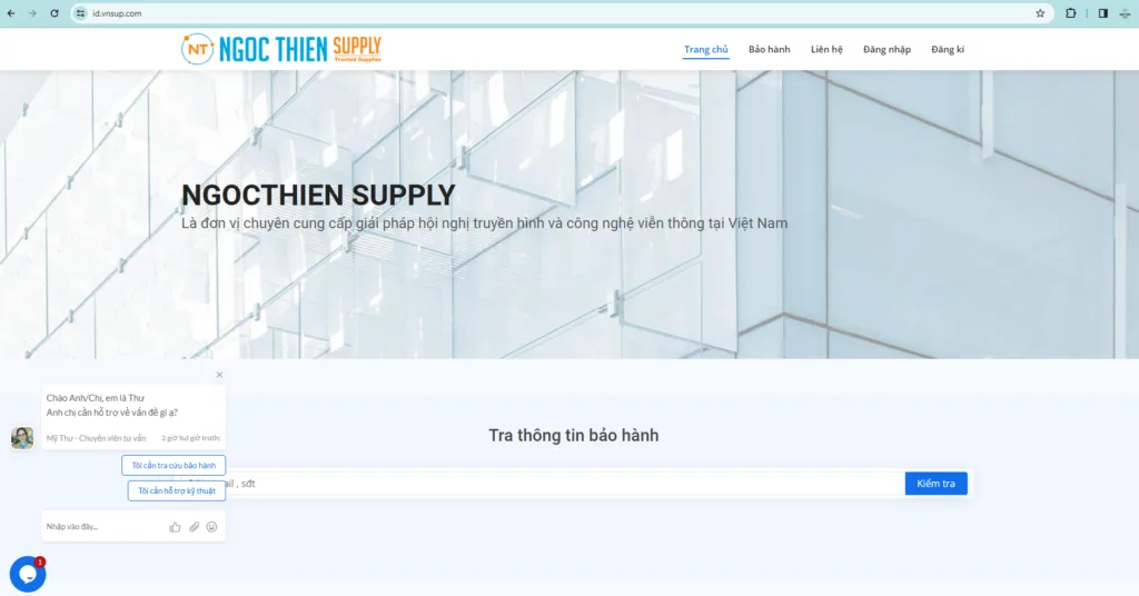 Trang web id.vnsup.com - Nơi bạn có thể mua Zoom tự động