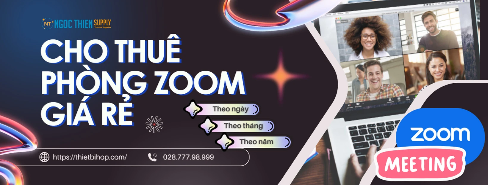 ngọc thiên cho thuê phòng zoom giá rẻ