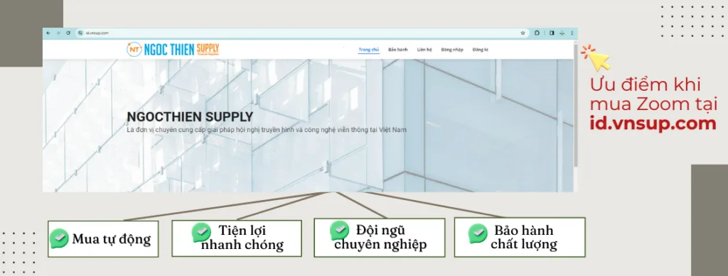 ưu điểm khi mua zoom trên id.vnsup.com