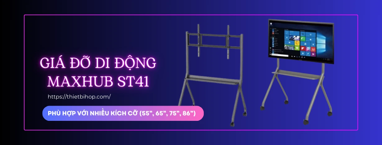 giới thiệu giá đỡ di động MAXHUB ST41