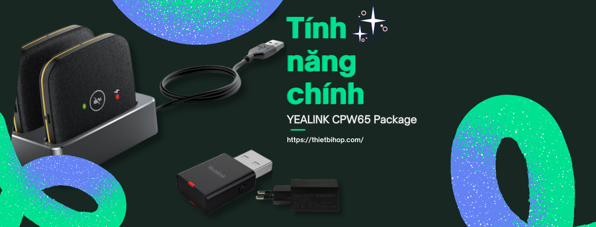 tính năng yealink cpw65 package