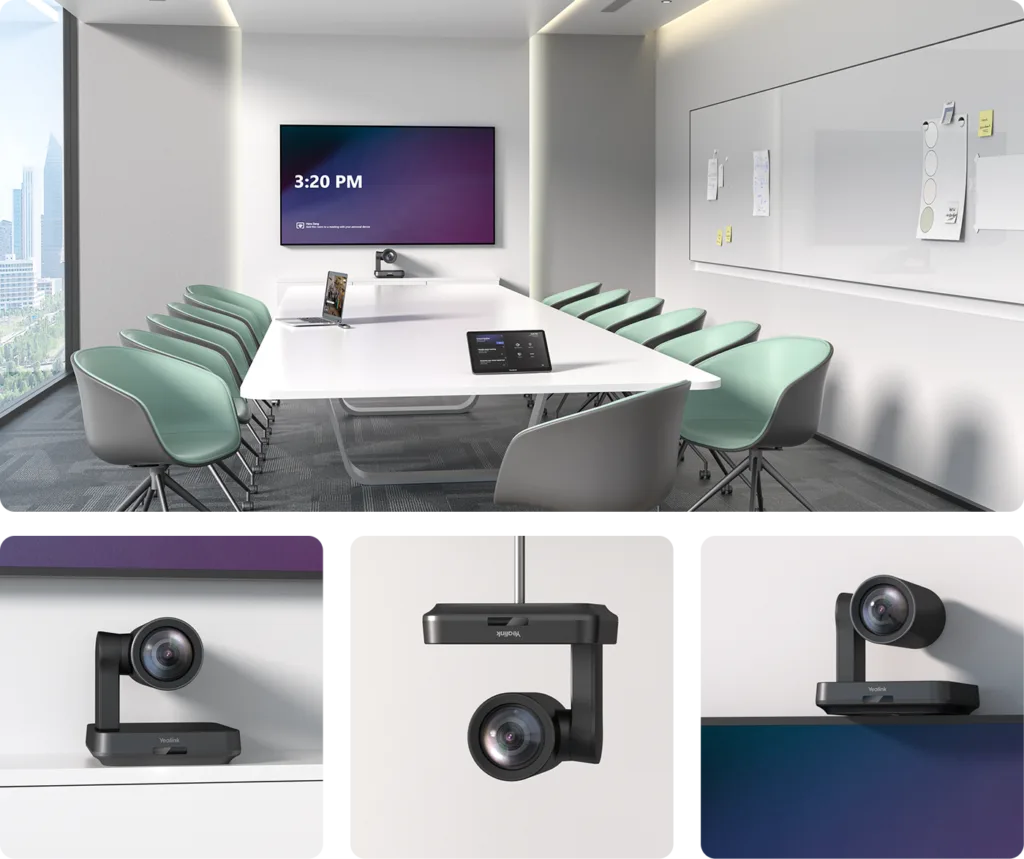 Yealink UVC84: Camera 4K  phù hợp với mọi không gian họp