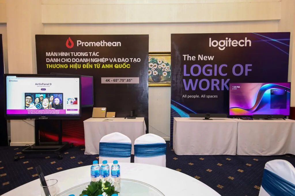 thương hiệu Promethean và Logitech