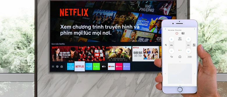 điều khiển tivi bằng điện thoại