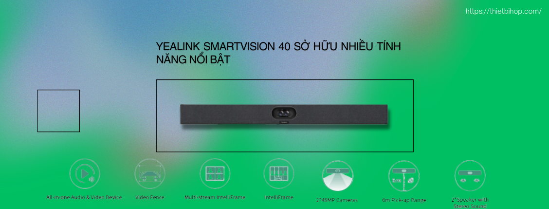 tính năng camera hội nghị yealink smartvision 40