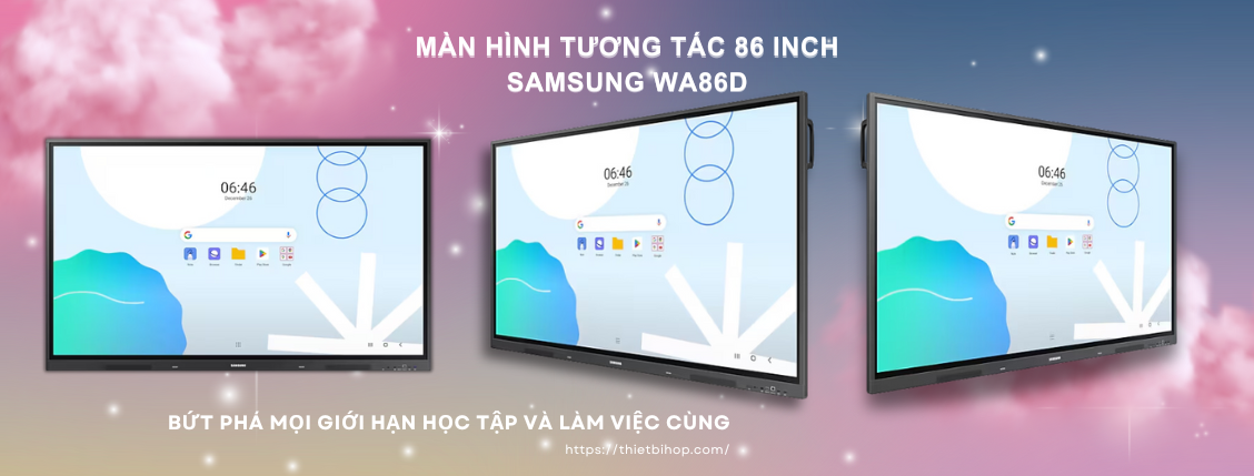 Màn hình tương tác 86 inch Samsung WA86D