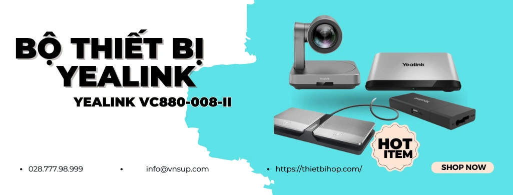 bộ thiết bị hội nghị Yealink VC880-008-II là gì