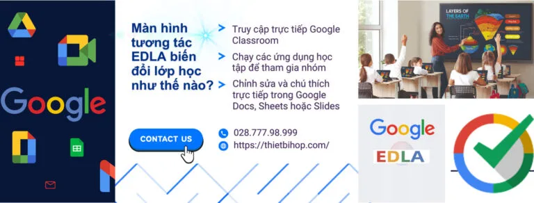 chứng nhận edla đối với màn hình tương tác trong giáo dục