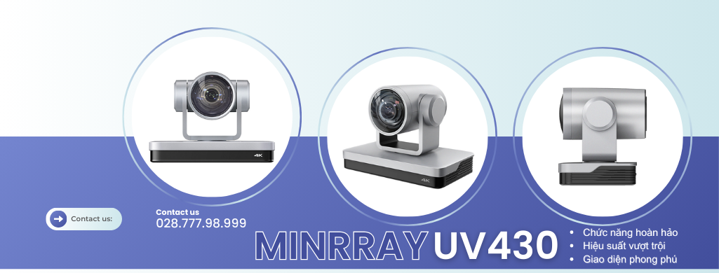 camera hội nghị minrray uv430 