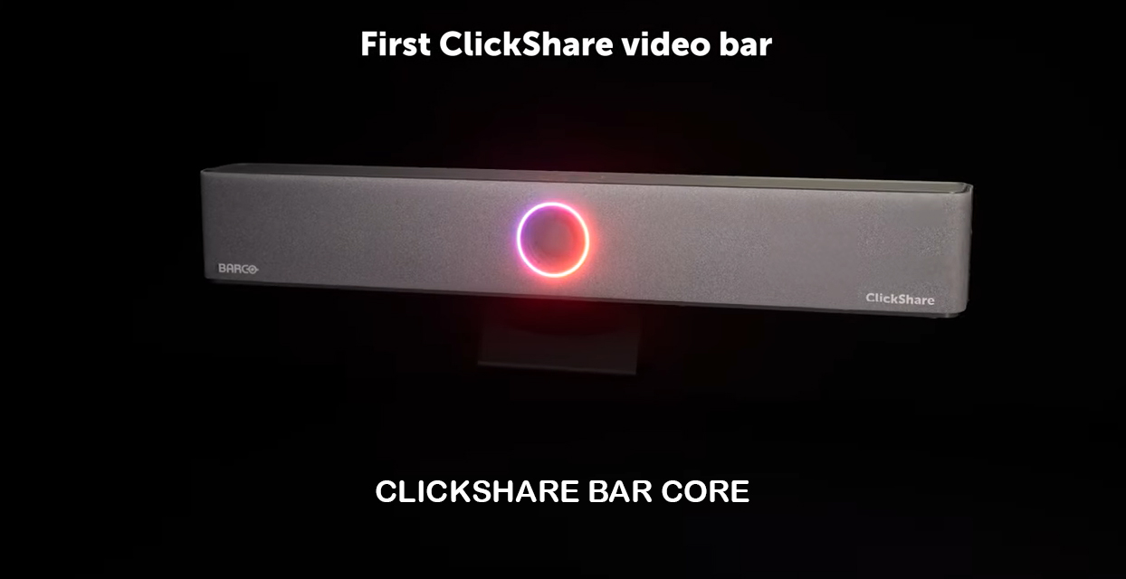thiết bị hội nghị clickshare bar core là gì