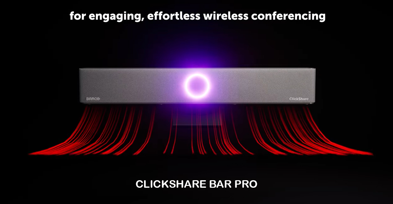 thiết bị hội nghị clickshare bar pro là gì