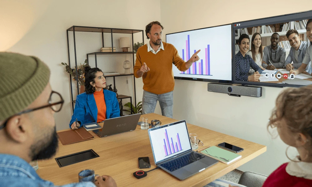 tính năng thiết bị hội nghị clickshare bar core