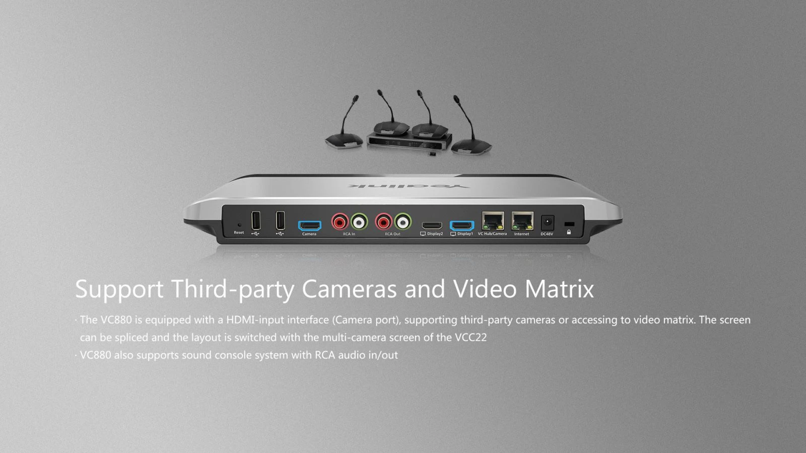 thiết bị hội nghị vc880
