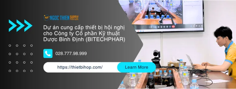 cung cấp thiết bị hội nghị cho công ty cổ phần kỹ thuật dược bình định