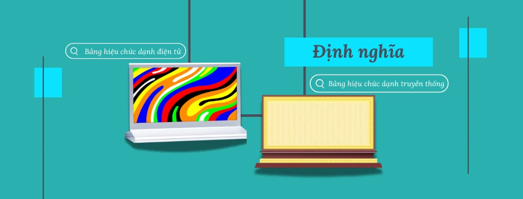 định nghĩa bảng hiệu chức danh