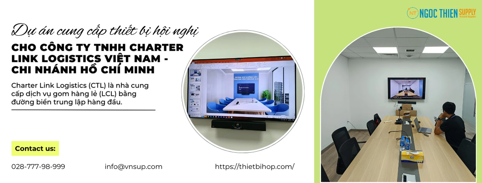 dự án cung cấp thiết bị cho công ty tnhh charter link logistics việt nam - chi nhánh hồ chí minh