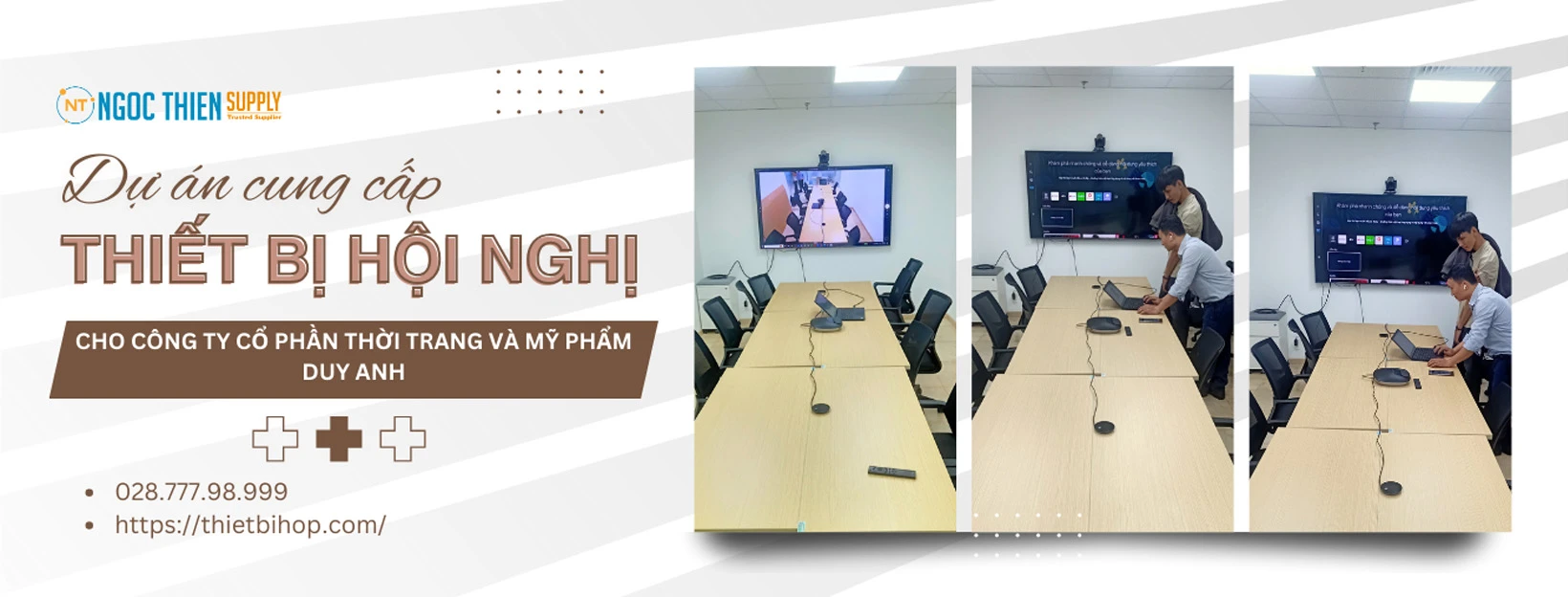 dự án cung cấp thiết bị hội nghị cho công ty cổ phần thời trang và mỹ phẩm duy anh