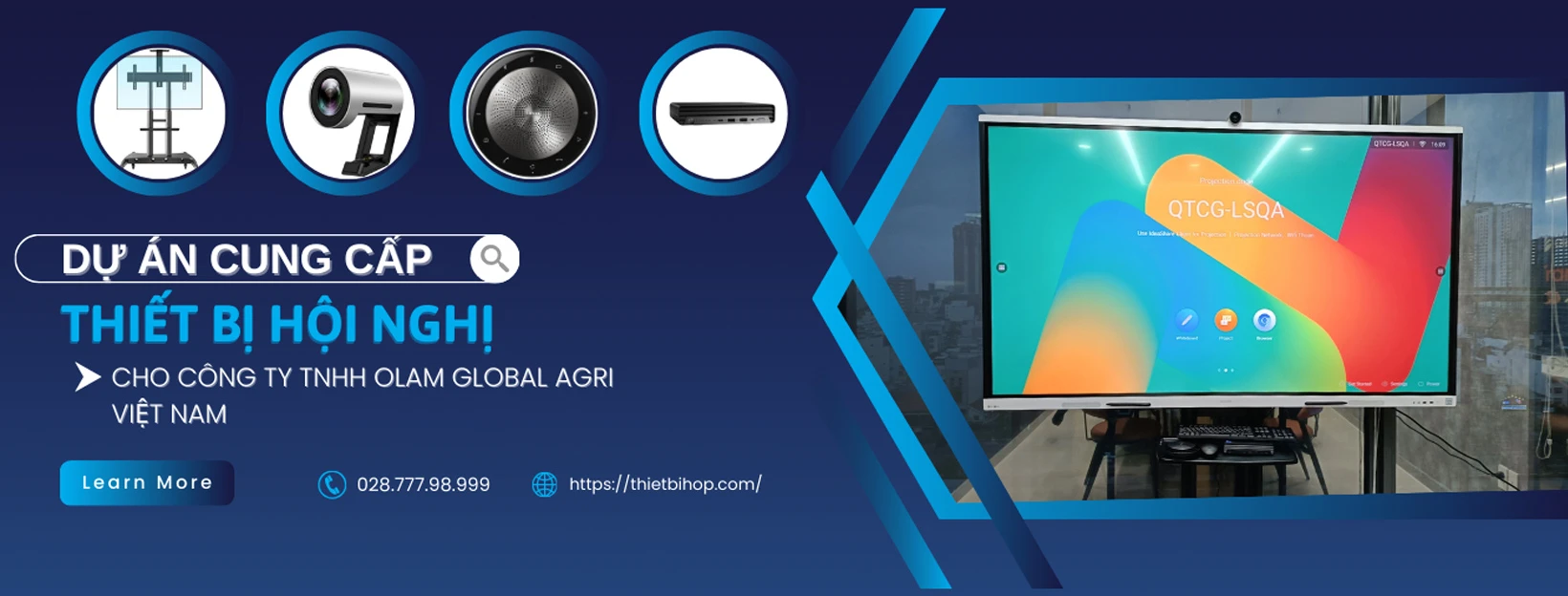 dự án cung cấp thiết bị hội nghị cho công ty tnhh olam global agri việt nam