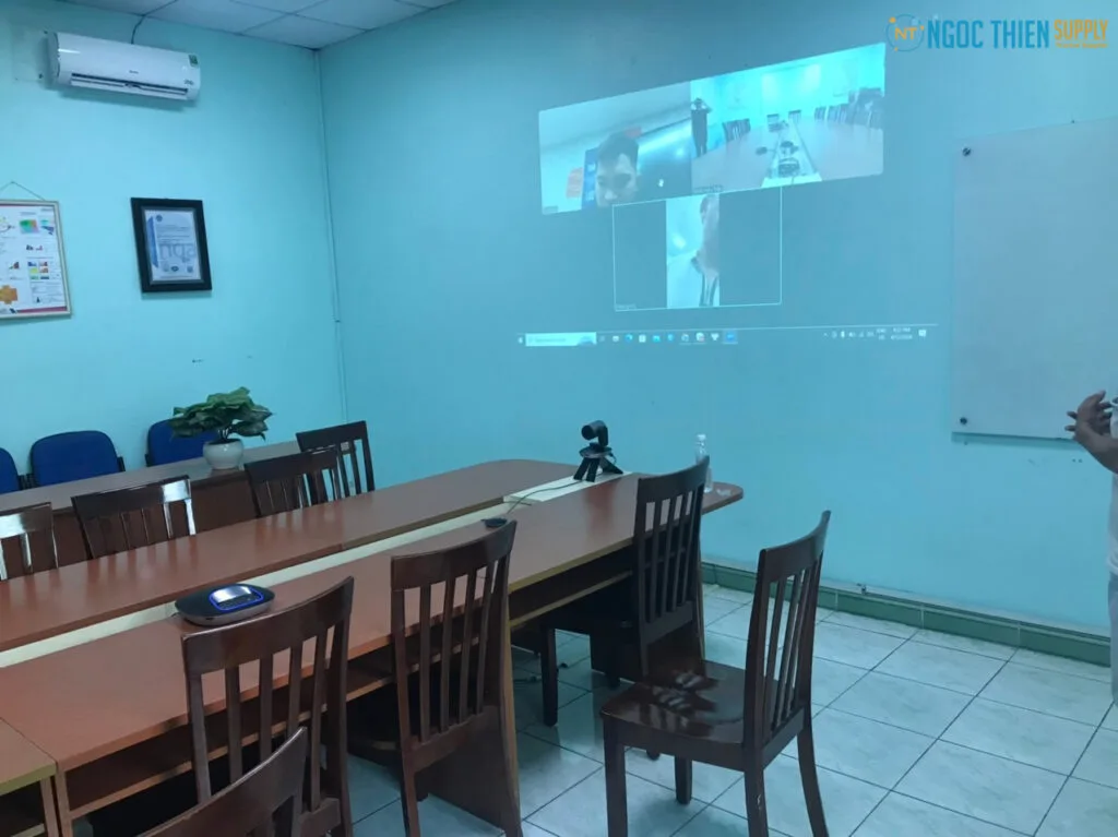 Ngọc Thiên lắp đặt thiết bị hội nghị cho công ty tnhh sản xuấ tân đông dương