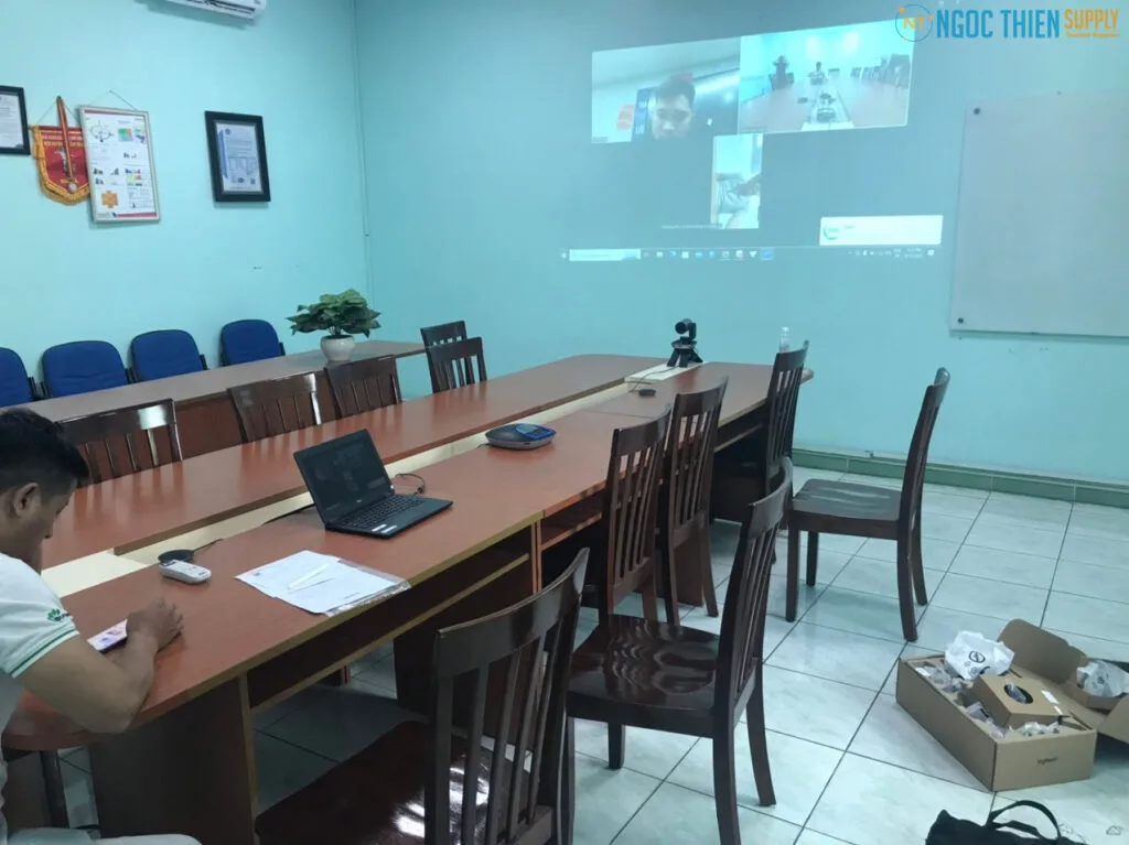 Ngọc Thiên lắp đặt thiết bị hội nghị cho công ty tnhh sản xuấ tân đông dương