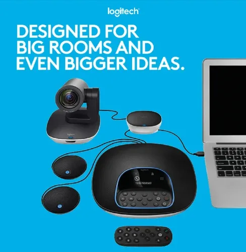 logitech group và mic mở rộng lý tưởng cho phòng họp lớn
