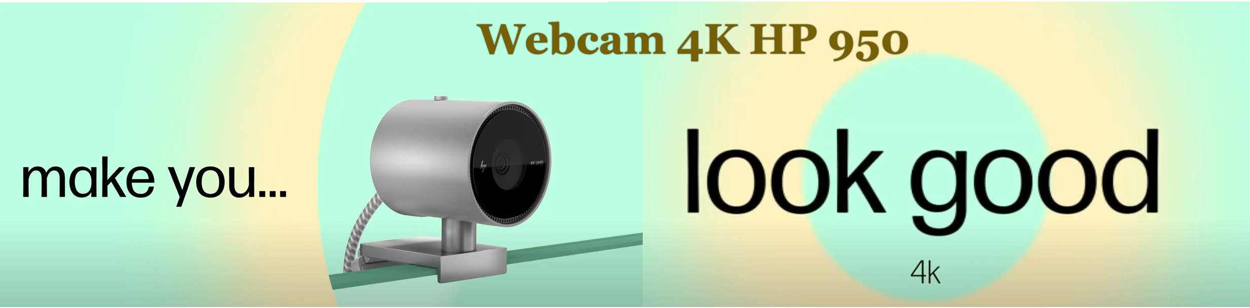 Webcam phát trực tuyến 4K HP 950