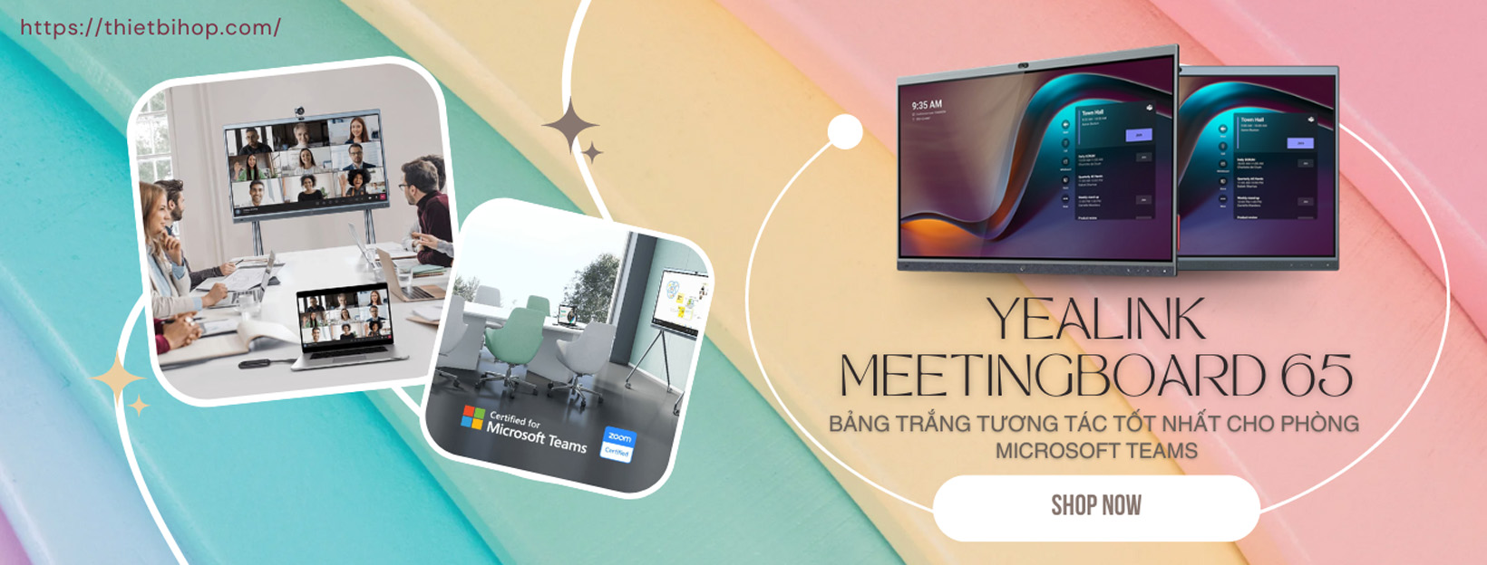 yealink meetingboard 65 bảng trắng tương tác tốt nhất cho microsoft teams