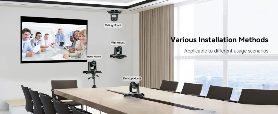 làm thế nào để lắp camera trong phòng hội nghị