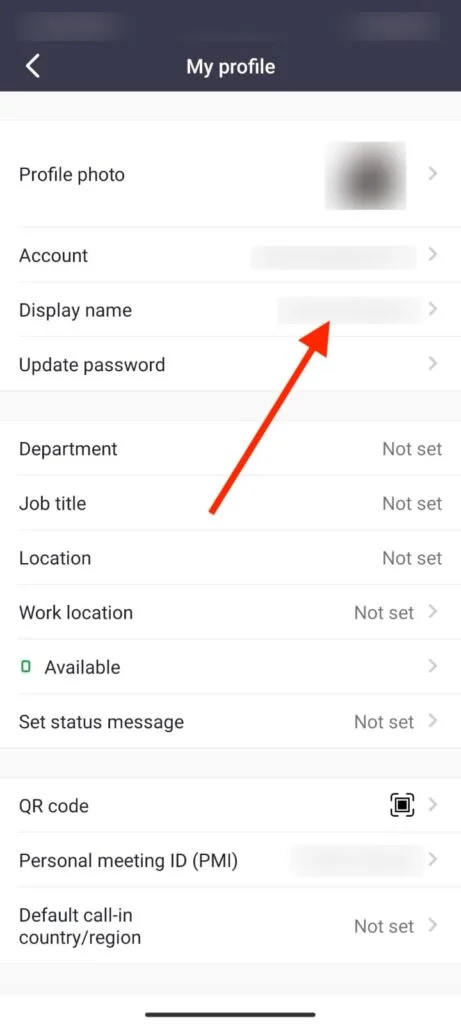 truy cập vào hồ sơ
