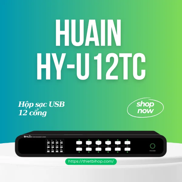 giới thiệu bộ sạc usb huain hy-u12tc