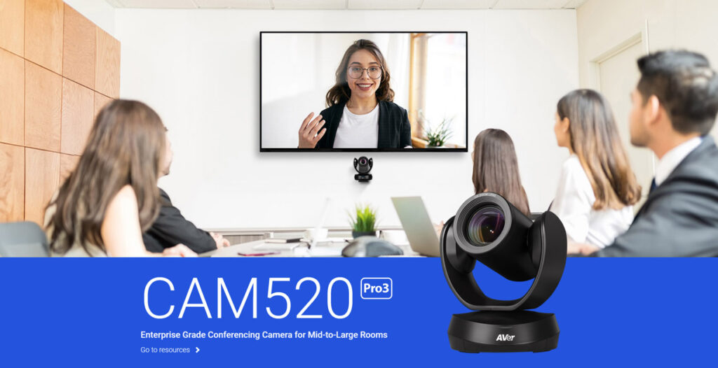 camera truyền hình chất lượng aver cam520 pro3