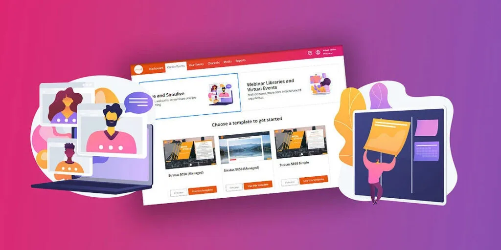 cách tổ chức phiên simulive webinar