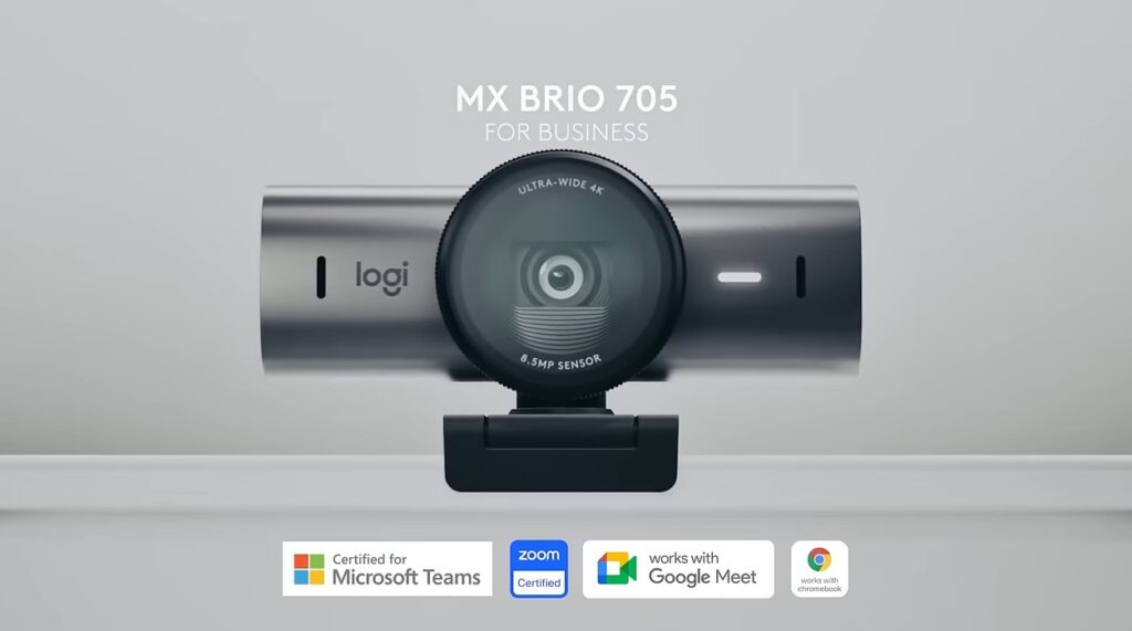 webcam cho doanh nghiệp logitech mx brio 705 4k