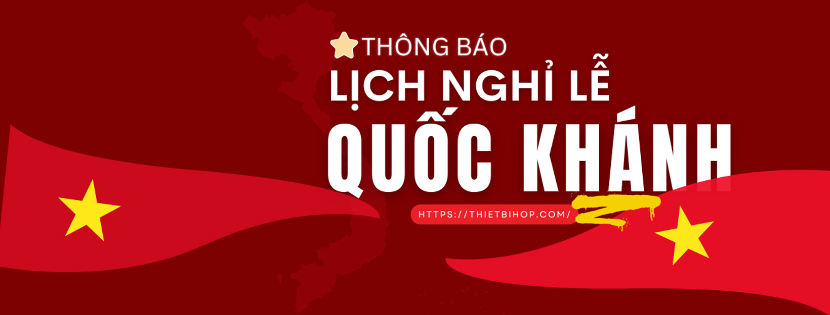 thông báo lịch nghỉ lễ Quốc Khánh 2/9/2024