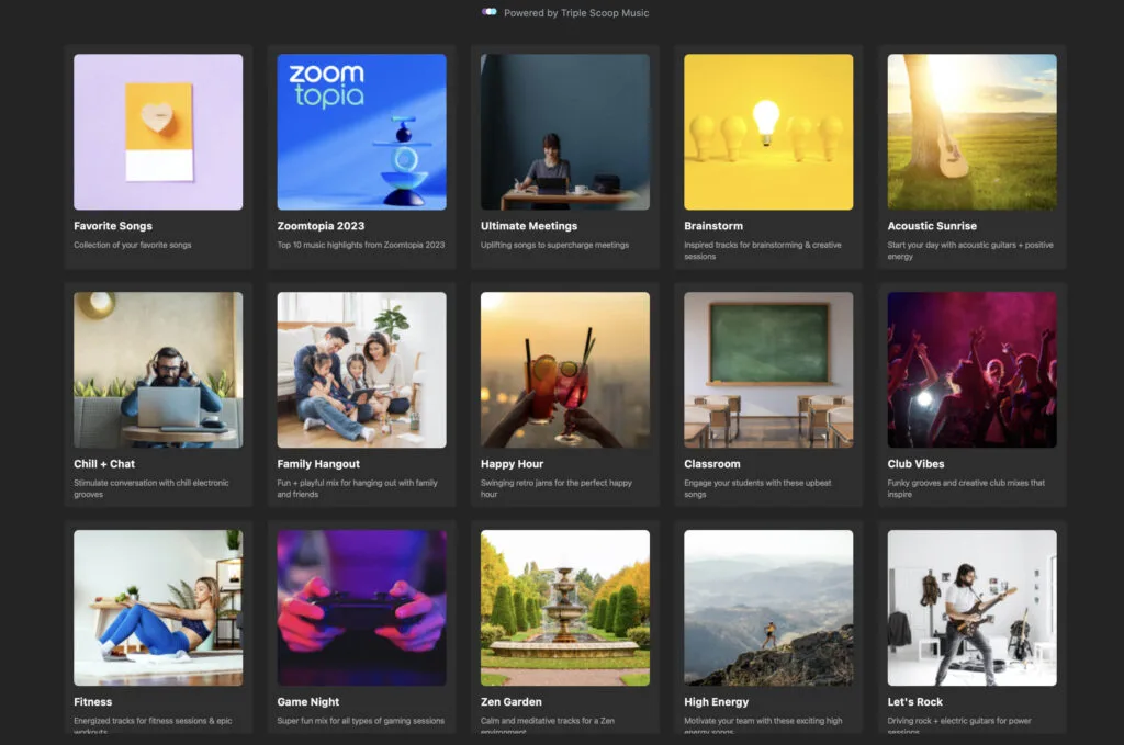 tìm nhạc phù hợp cho cuộc họp zoom