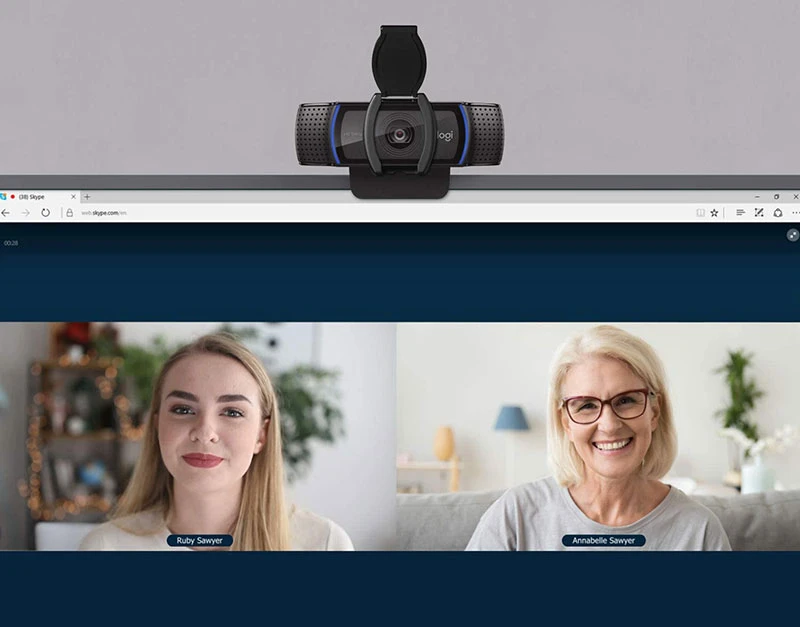 webcam tốt nhất cho học sinh sinh viên học trực tuyến: logitech c920e