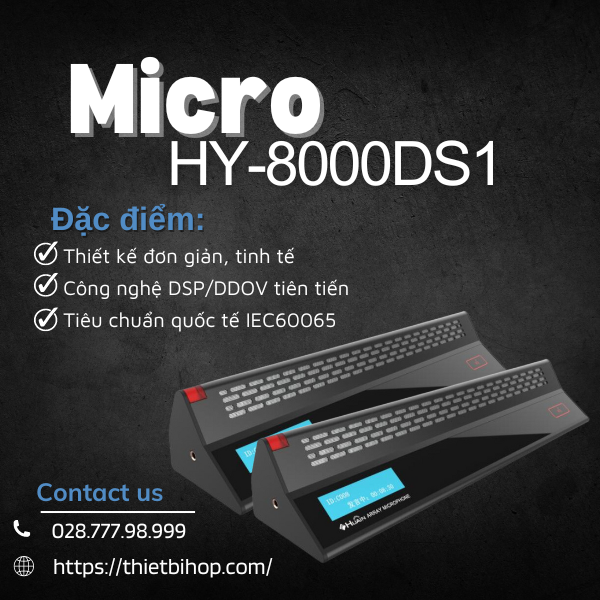 micro hội nghị mảng huain hy-8000ds1