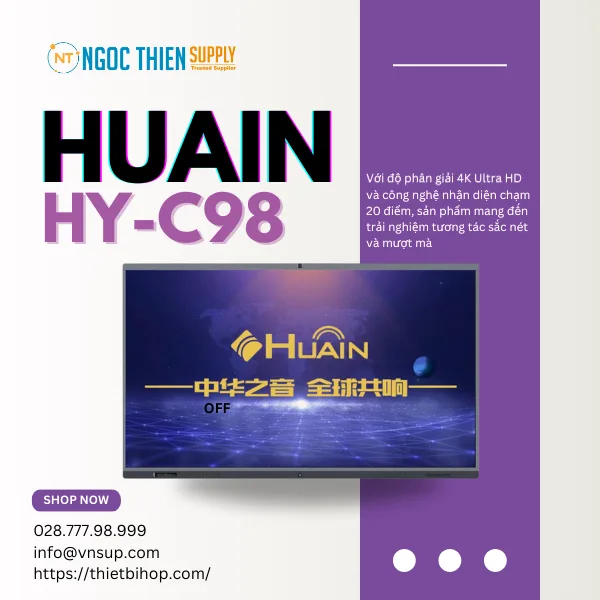 màn hình tương tác 98 inch huain hy-c98