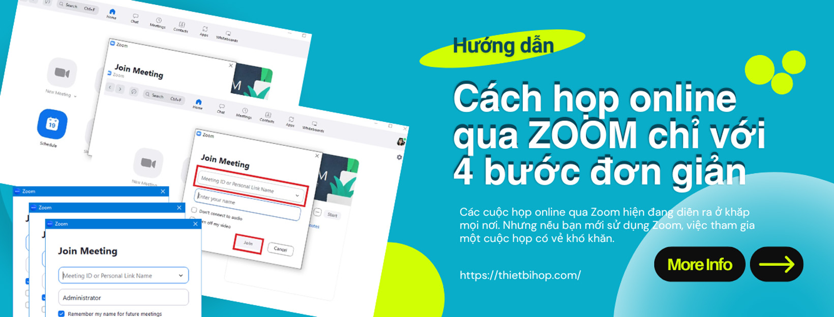 hướng dẫn cách họp online qua zoom chỉ với 4 bước