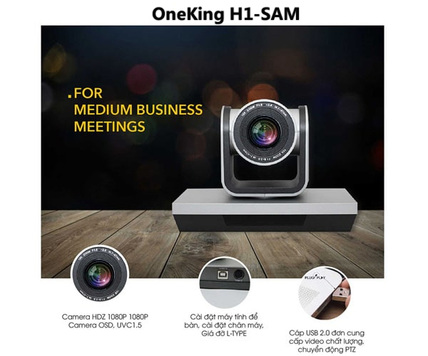 giới thiệu về camera hội nghị oneking h1-sam