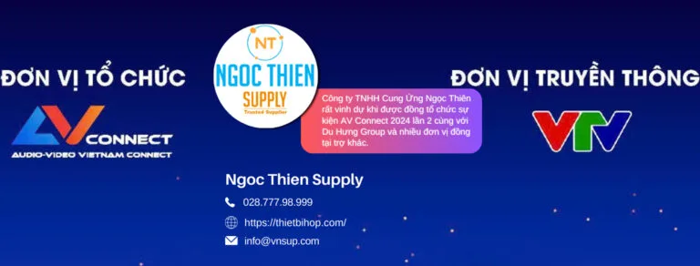 ngọc thiên đơn vị đồng hành cùng av connect 2024 lần 2