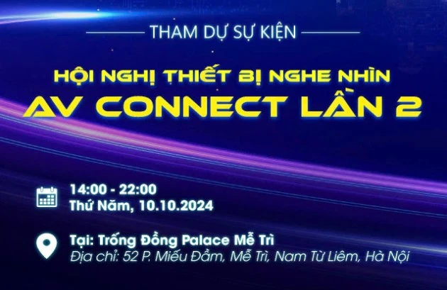 tham gia sự kiện av connect 2024 lần 2